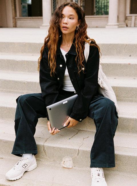 Nosita Cargo Jeans Black Product Image