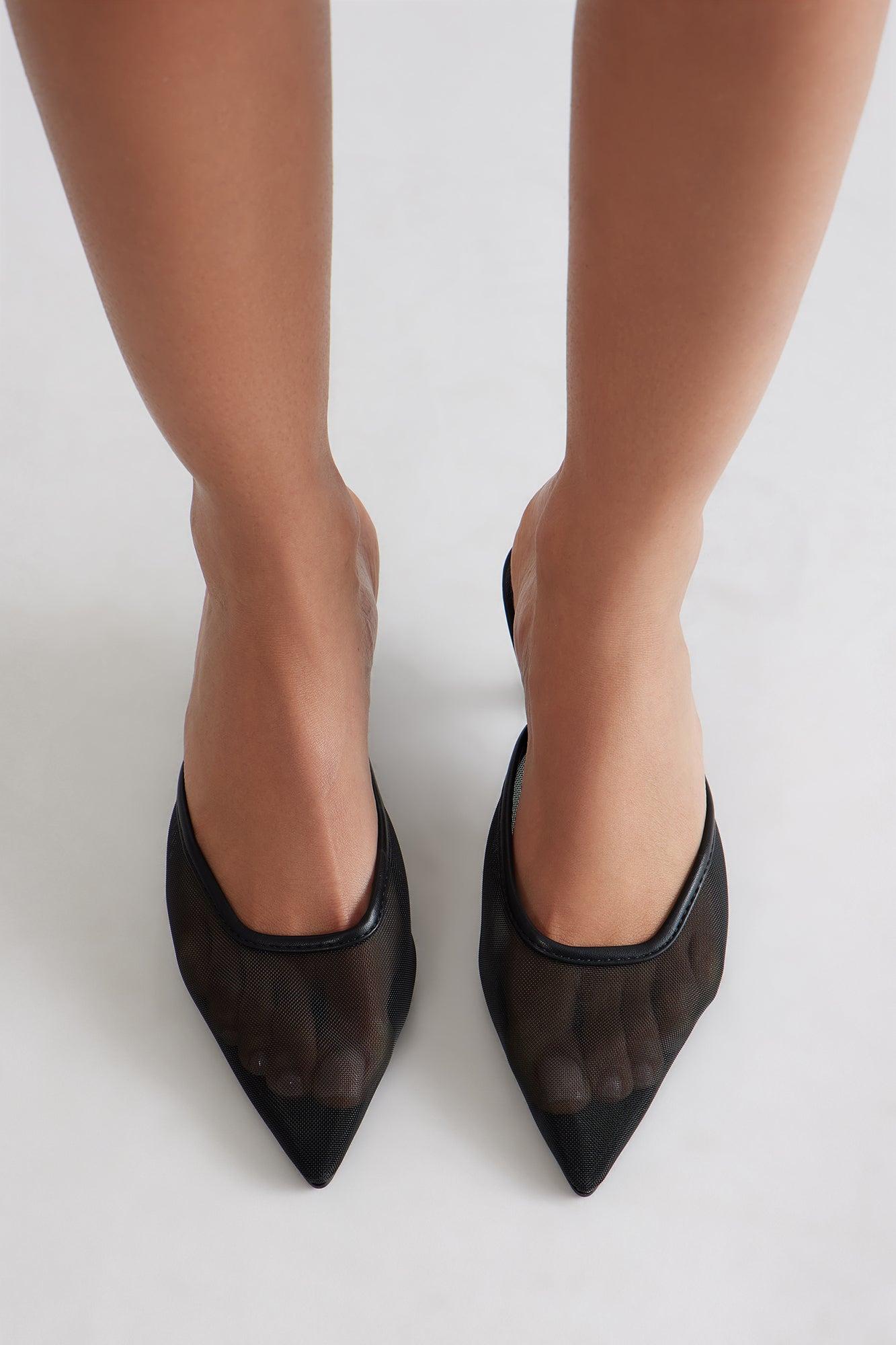 Extra Kitten Heel Pumps - Black Product Image