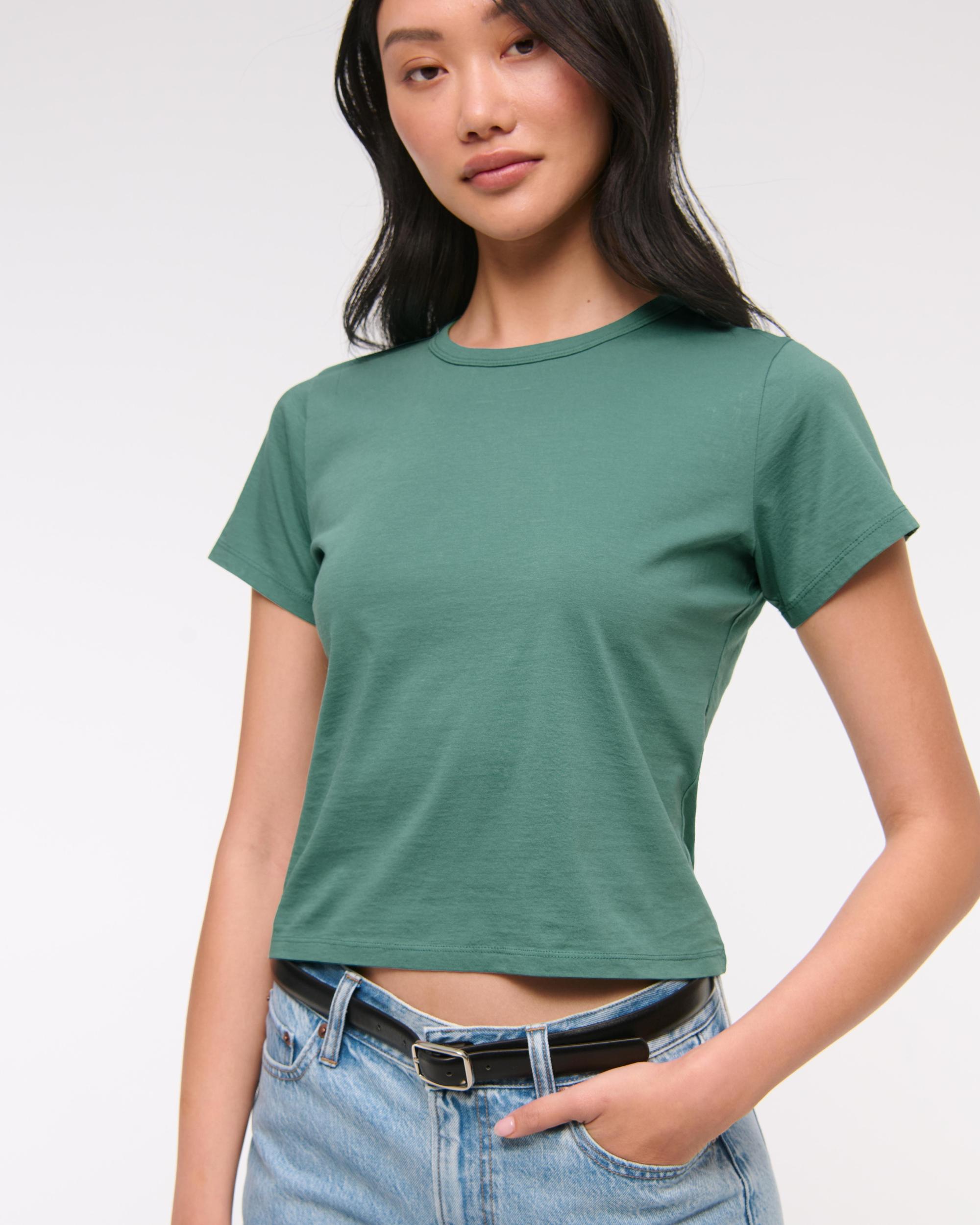 Essential Polished Body-Skimming Tee Product Image