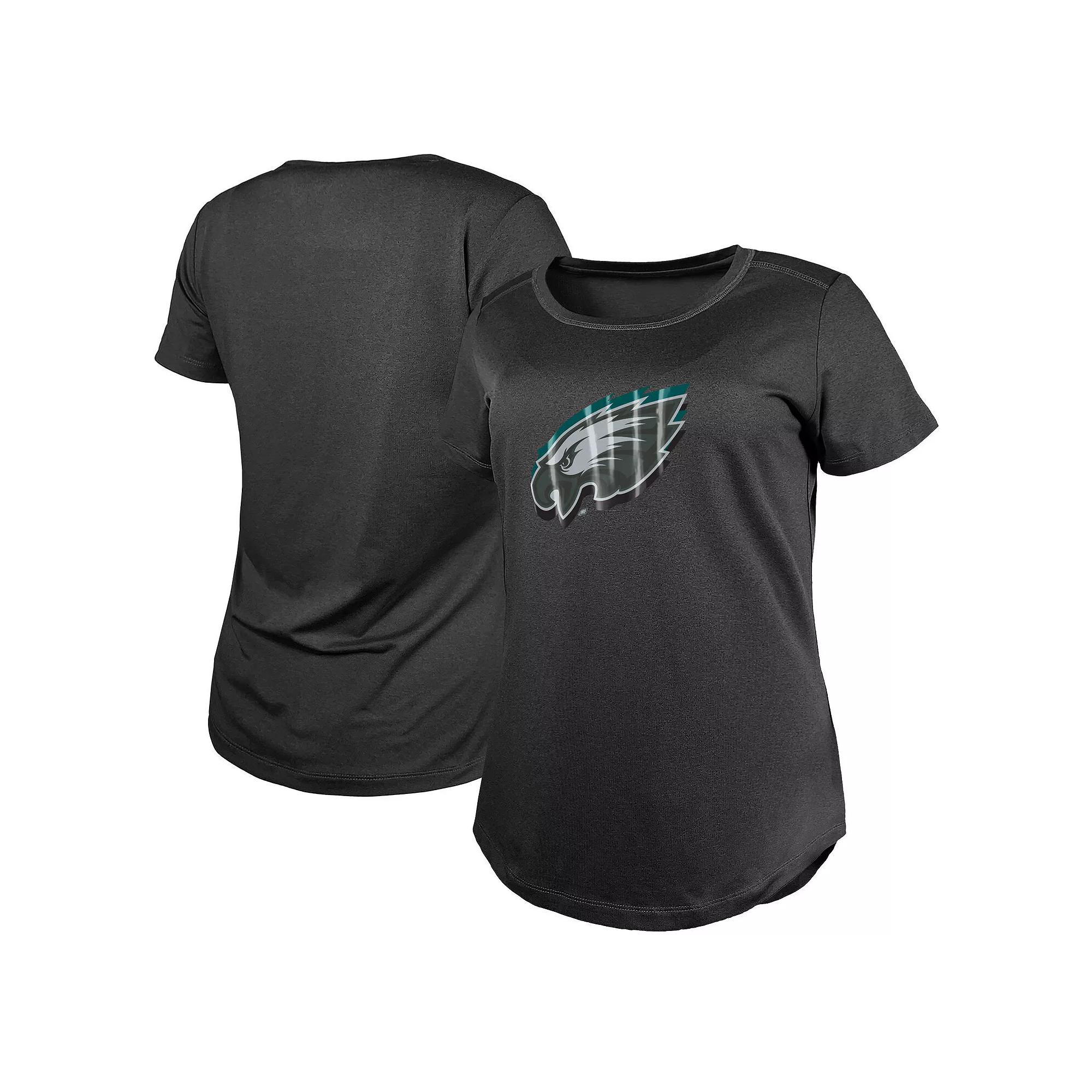 Women's New Era  Charcoal Philadelphia Eagles 2024 NFL Draft T-Shirt, Size: Small Product Image