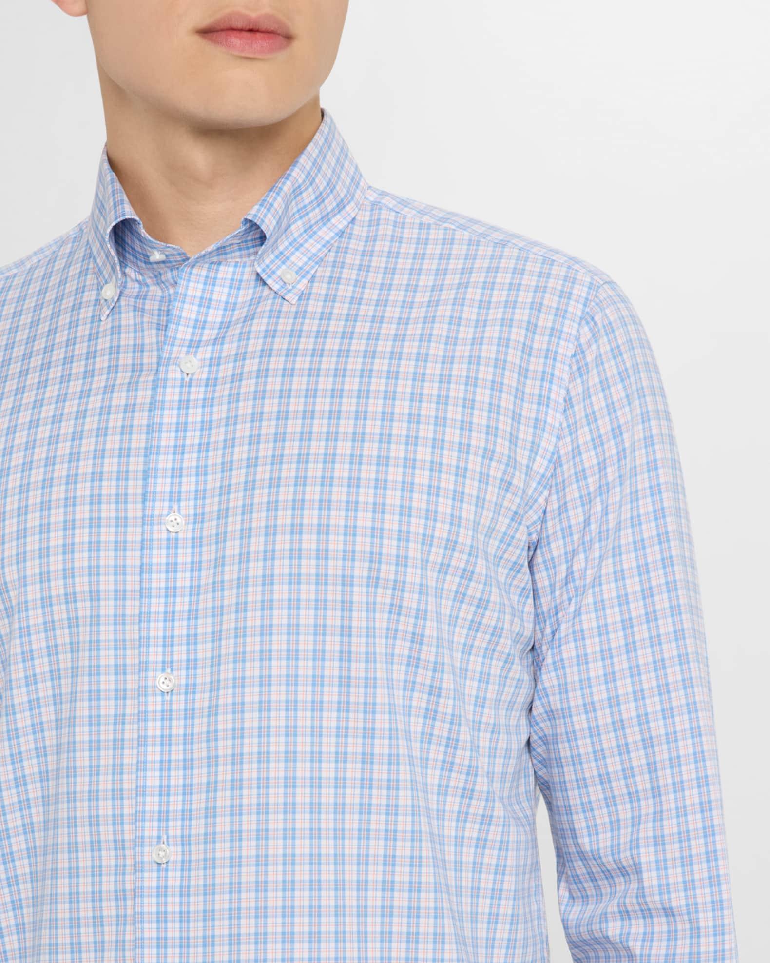 Men's Portofino Cotton Plaid Sport Shirt Product Image