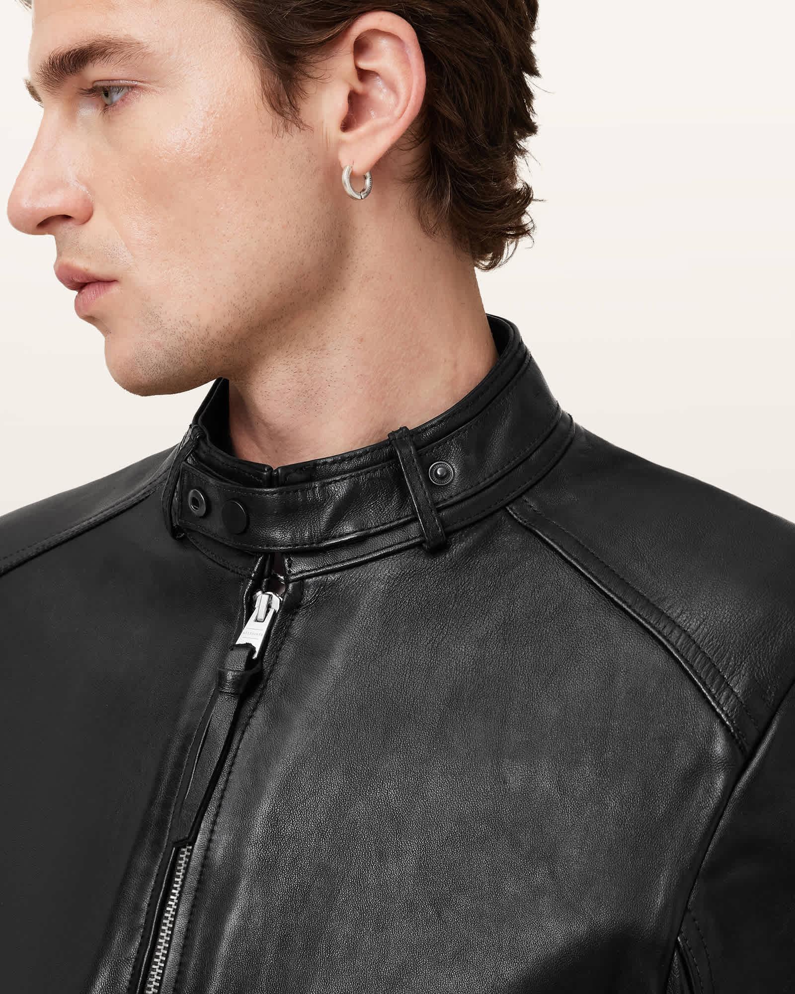 Cora Leather Jacket Product Image