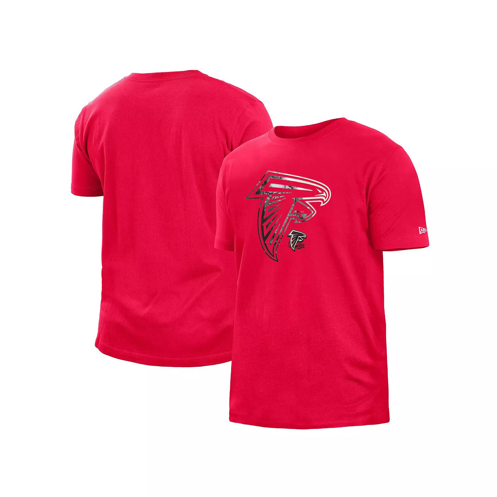 Men's New Era Red Atlanta Falcons 2022 Sideline Ink Dye T-Shirt,  Product Image