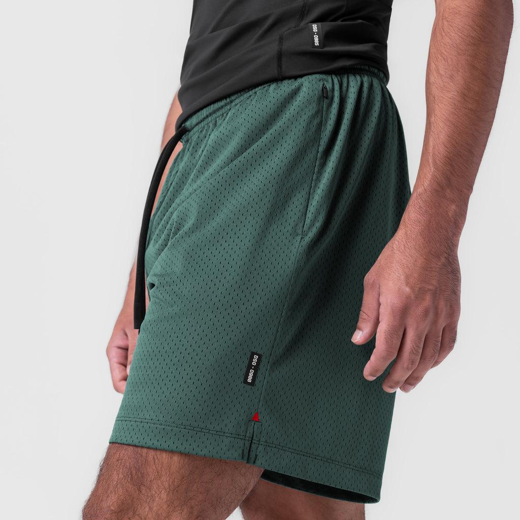 0988. Reversible 2-in-1 Short - Forest Green Male Product Image