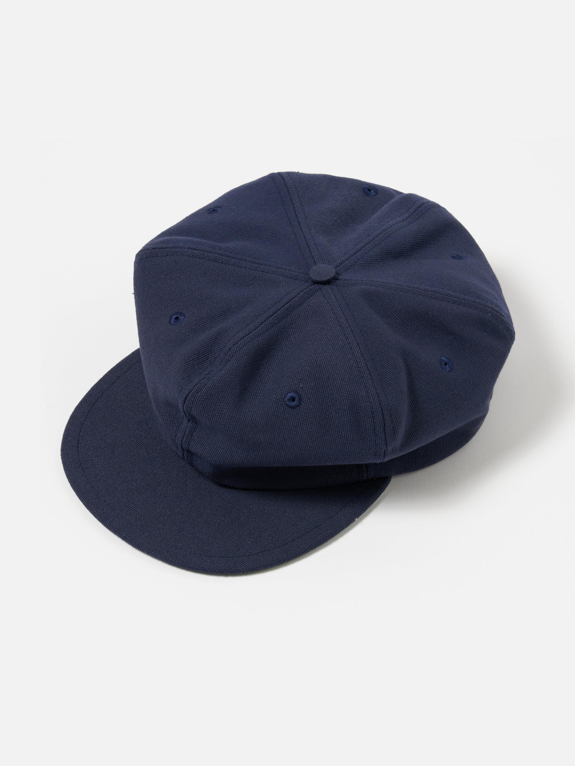 Navy Canvas Cricket Cap Product Image