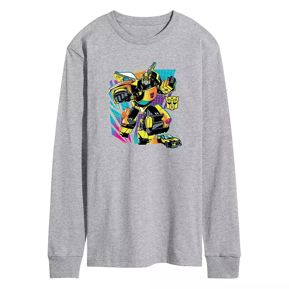 Men's Transformers Bumblebee Long Sleeve Graphic Tee,  Product Image