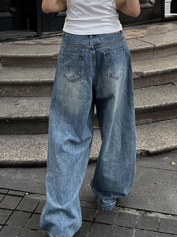 American Vintage Washed Boyfriend Jeans Product Image