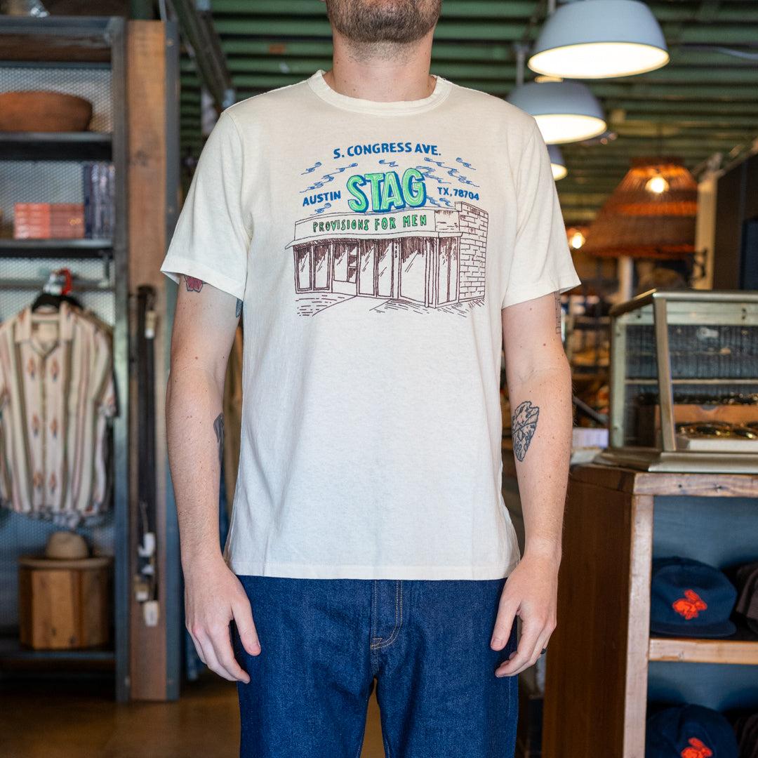STAG Storefront Tee - Vintage White Product Image