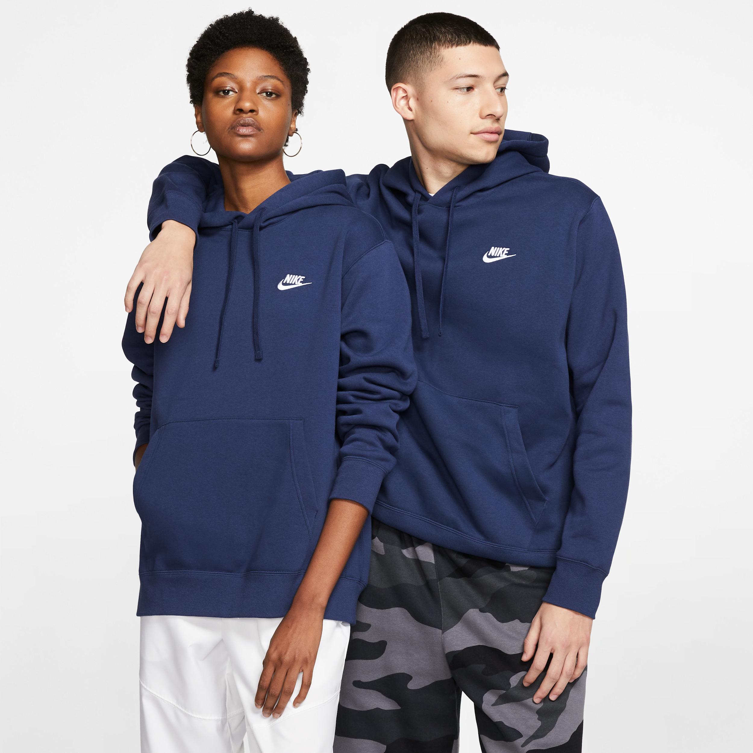 Mens Nike Sportswear Club Fleece Pullover Hoodie | BV2654-410 Product Image