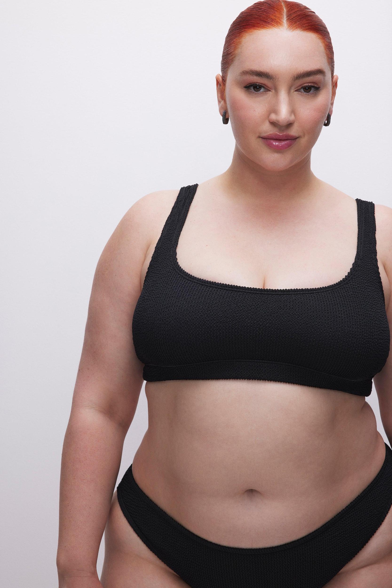 ALWAYS FITS SCOOP BIKINI TOP | BLACK001 Product Image