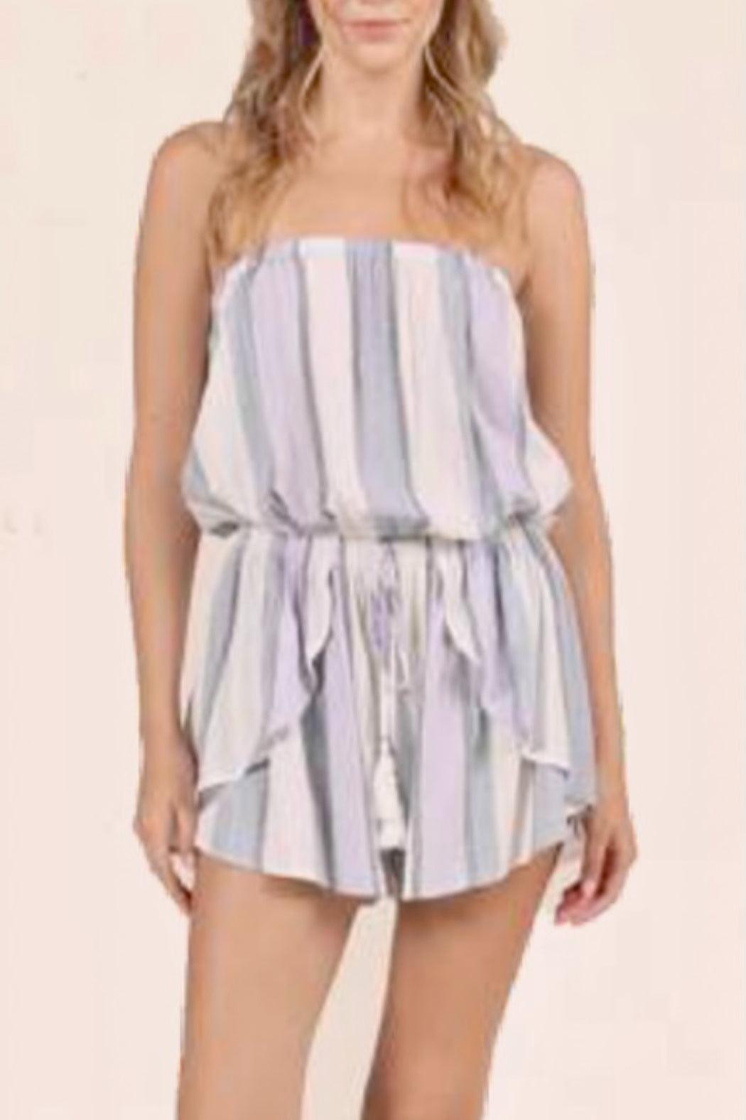 Smocked Layer Tube Romper Product Image