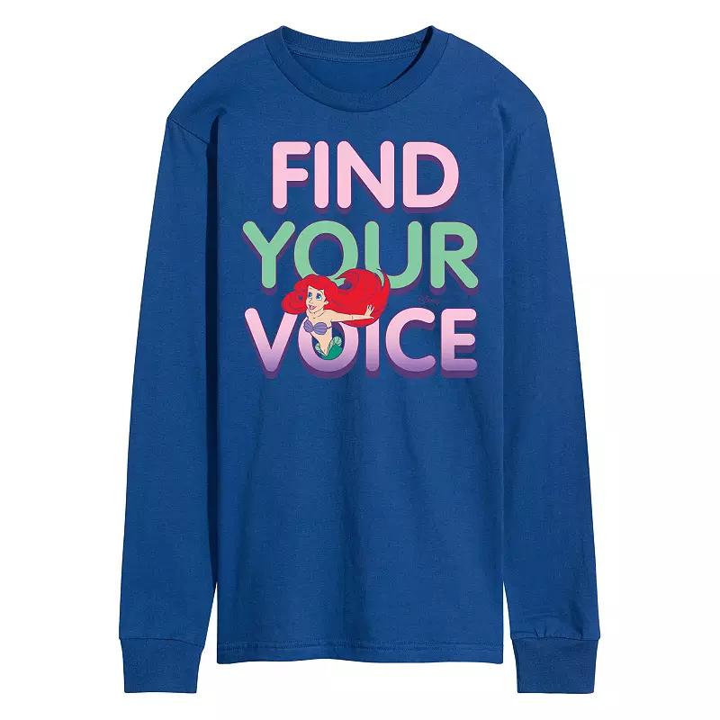 Disney's The Little Mermaid Men's Ariel Long Sleeve Tee,  Product Image