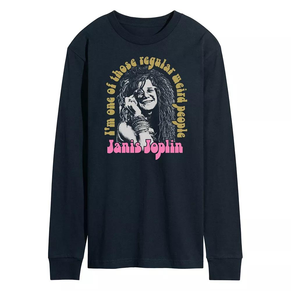 Men's Janis Joplin Weird People Long Sleeve Tee,  Product Image