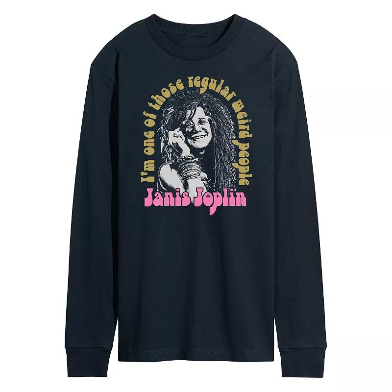 Men's Janis Joplin Weird People Long Sleeve Tee,  Product Image