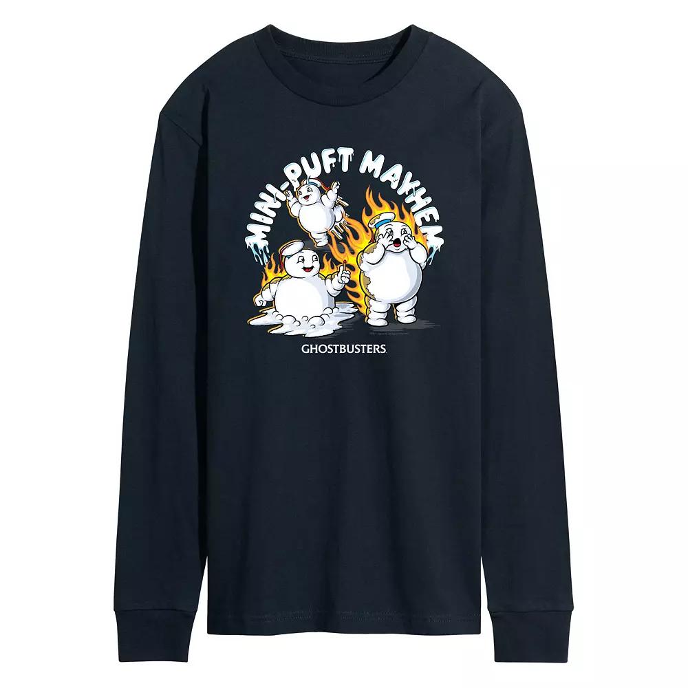Men's Ghostbusters Frozen Empire Mini Pufts Long Sleeve Graphic Tee,  Product Image