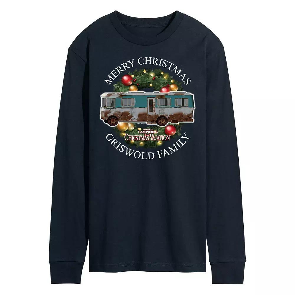 Men's National Lampoon's Christmas Vacation Merry Christmas Long Sleeve Graphic Tee,  Product Image