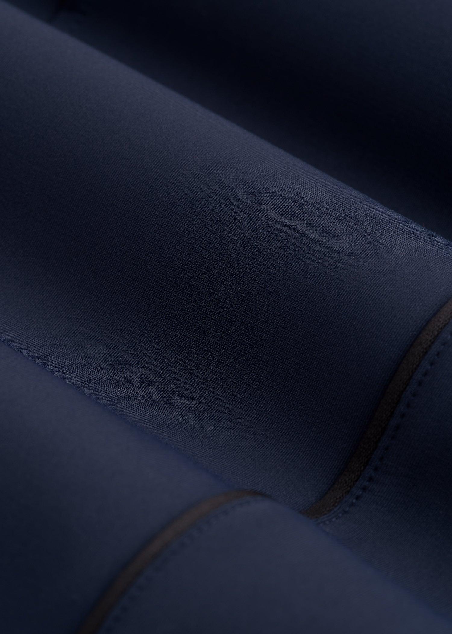 Track Pants with Piping for Tall Women in Navy Female Product Image