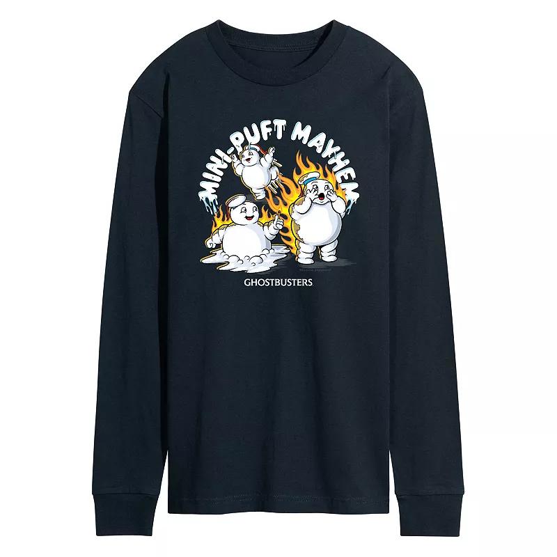 Men's Ghostbusters Frozen Empire Mini Pufts Long Sleeve Graphic Tee,  Product Image