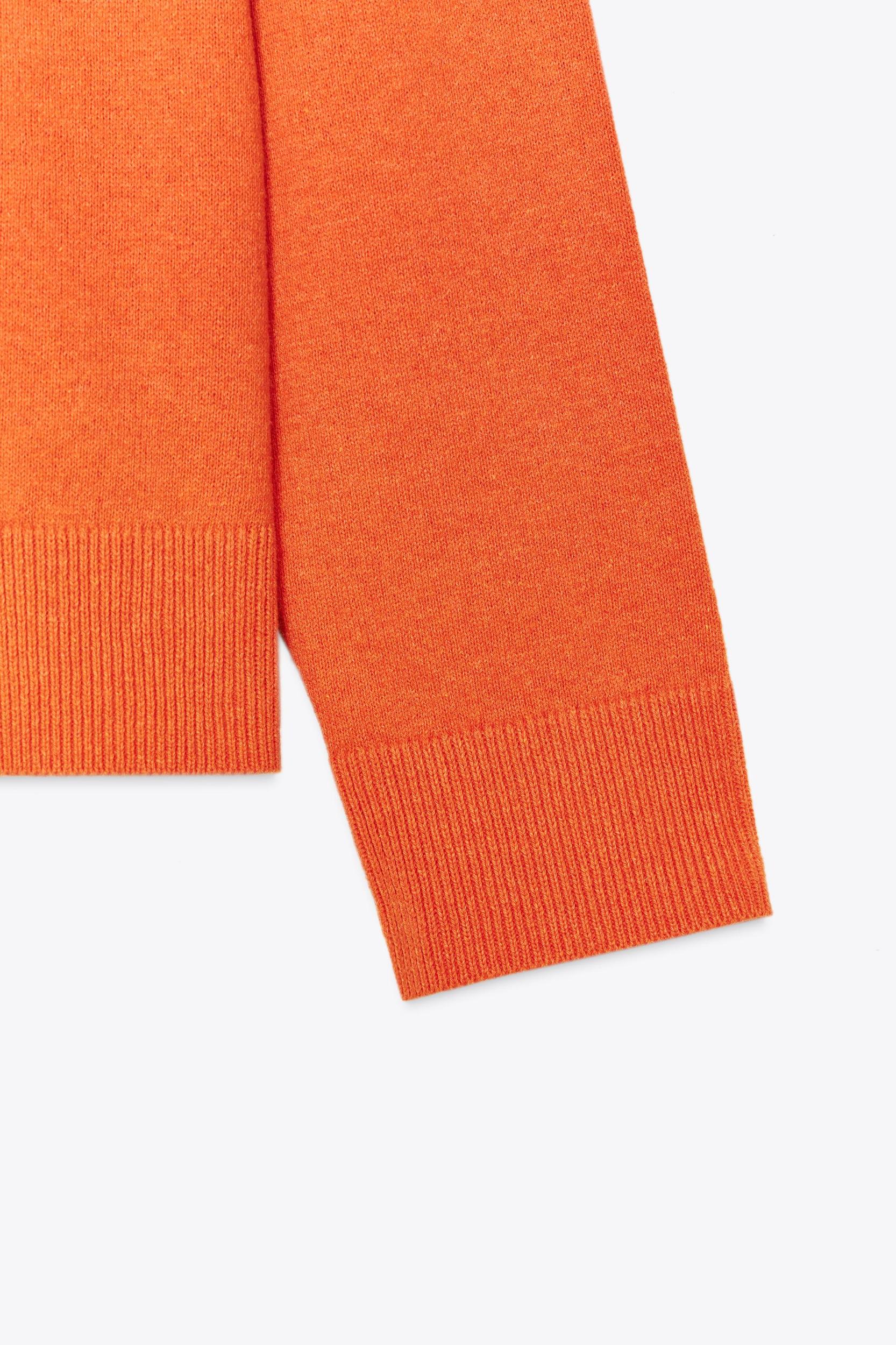 V-NECK BASIC KNIT SWEATER Product Image