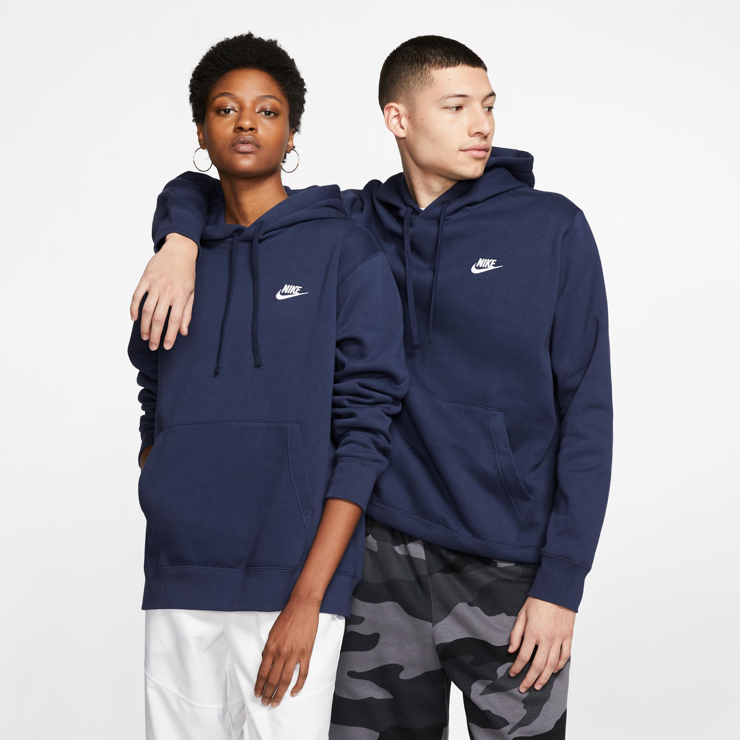 Mens Nike Sportswear Club Fleece Pullover Hoodie | BV2654-410 Product Image