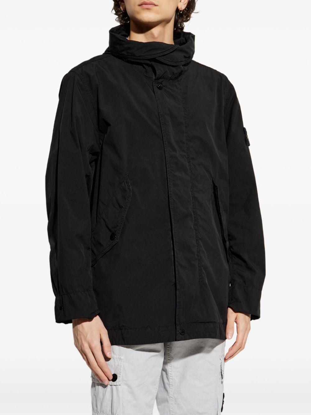 Compass-patch parka jacket Product Image