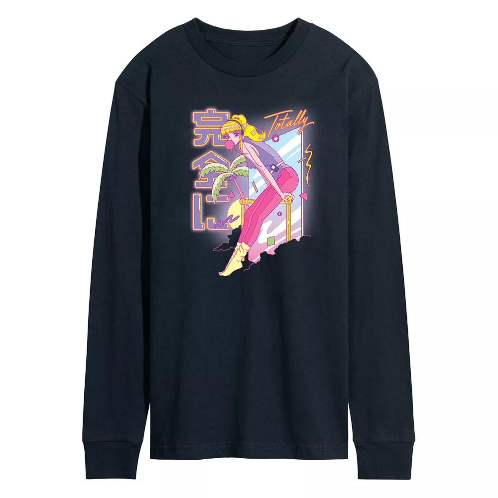 Men's Anime Totally Anime Long Sleeve Tee,  Product Image