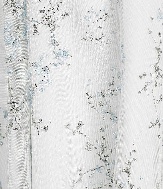 Blondie Nites Floral Print Off-The-Shoulder Party Dress Product Image