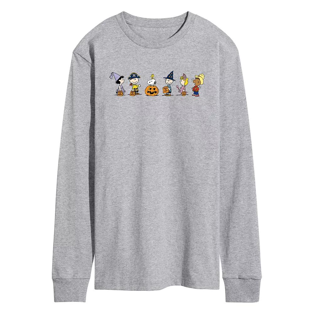 Men's Peanuts Lineup Tee, Size: XL, Gray Product Image