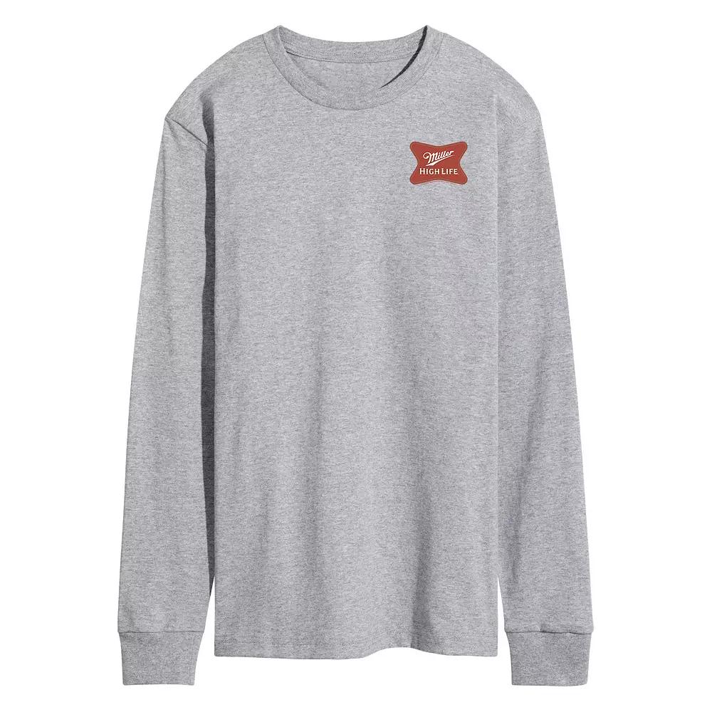 Men's Miller High Life Logo Long Sleeve Graphic Tee,  Product Image