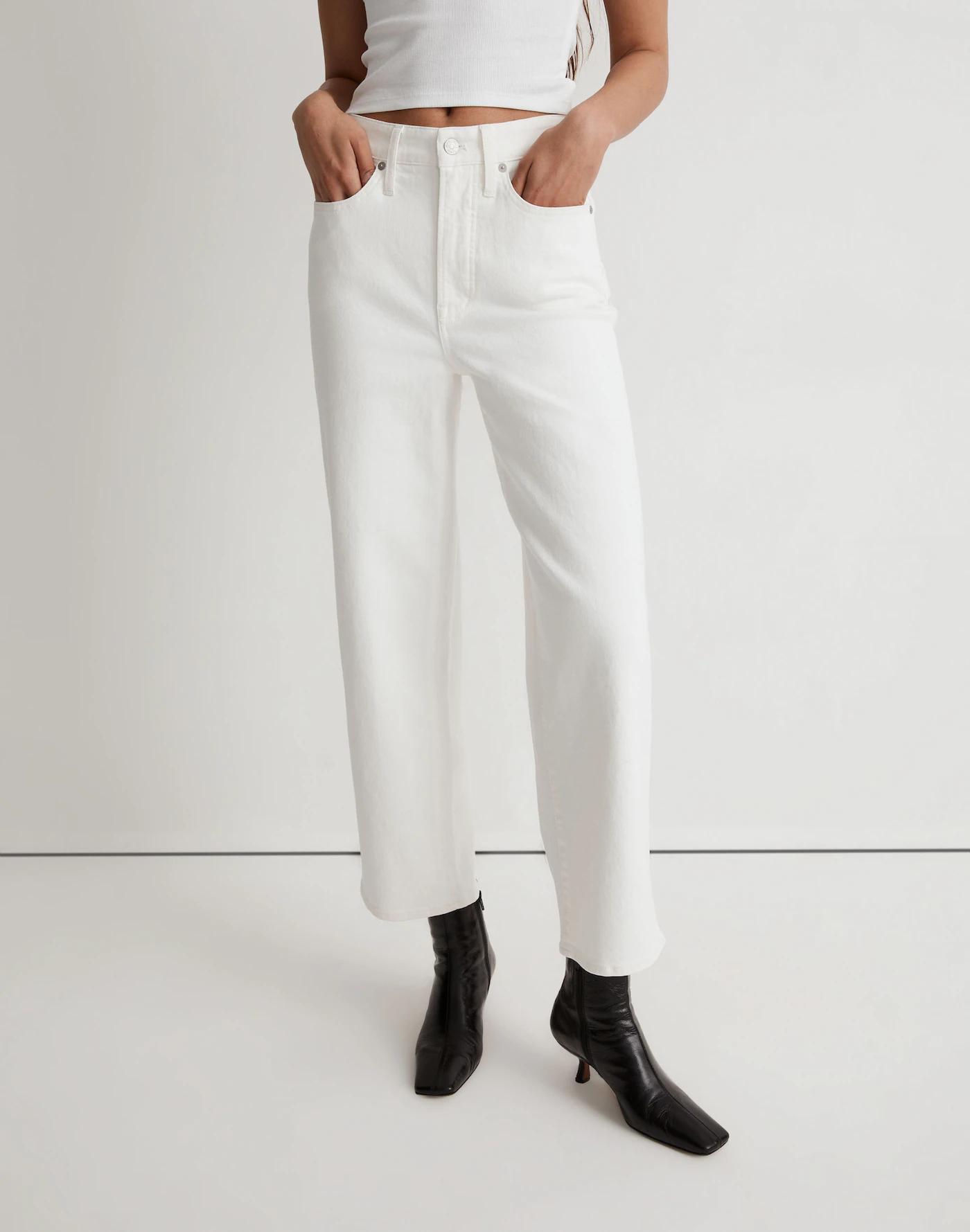 The Tall Perfect Vintage Wide-Leg Crop Jean Product Image