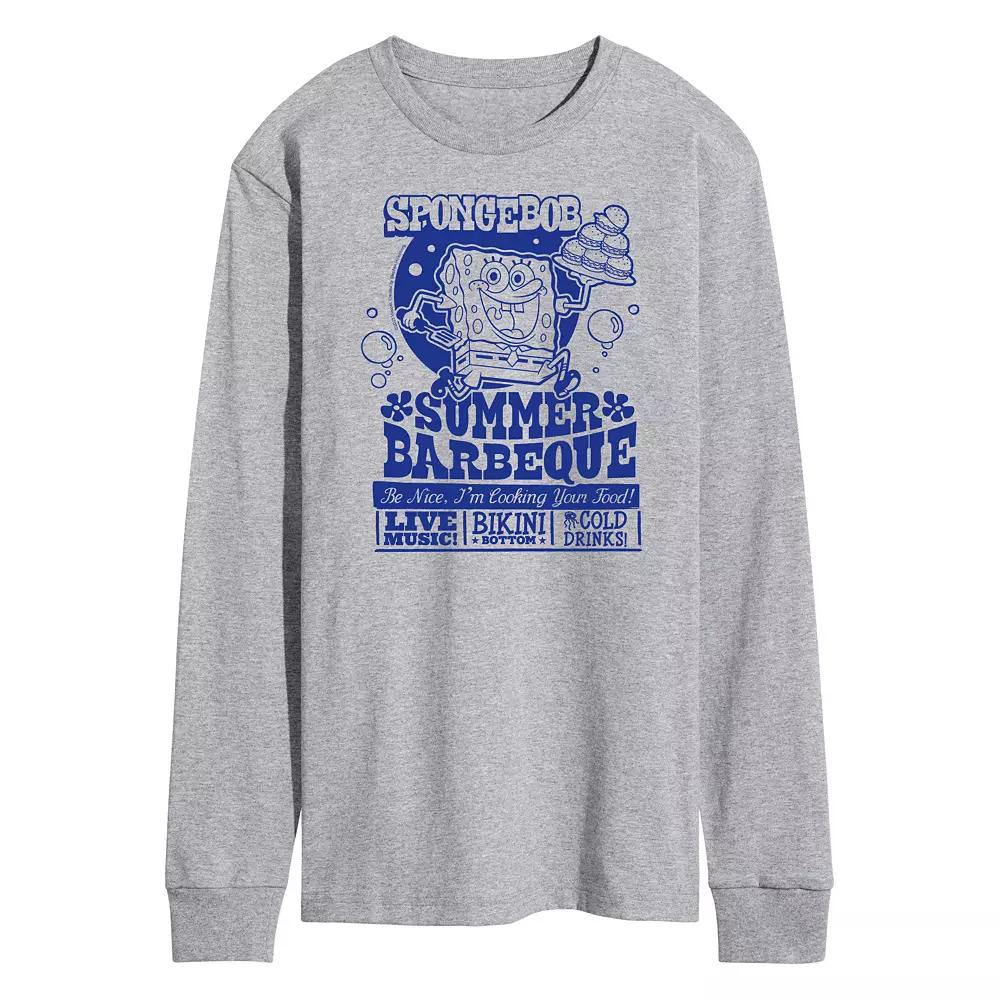 Men's Nickelodeon SpongeBob Squarepants Summer BBQ Long Sleeve,  Product Image
