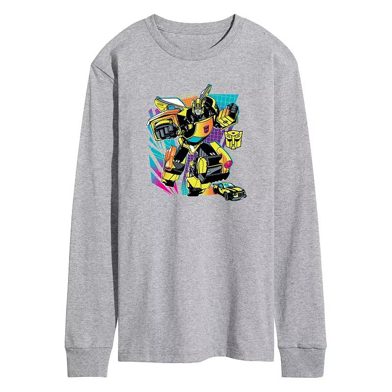 Men's Transformers Bumblebee Long Sleeve Graphic Tee,  Product Image