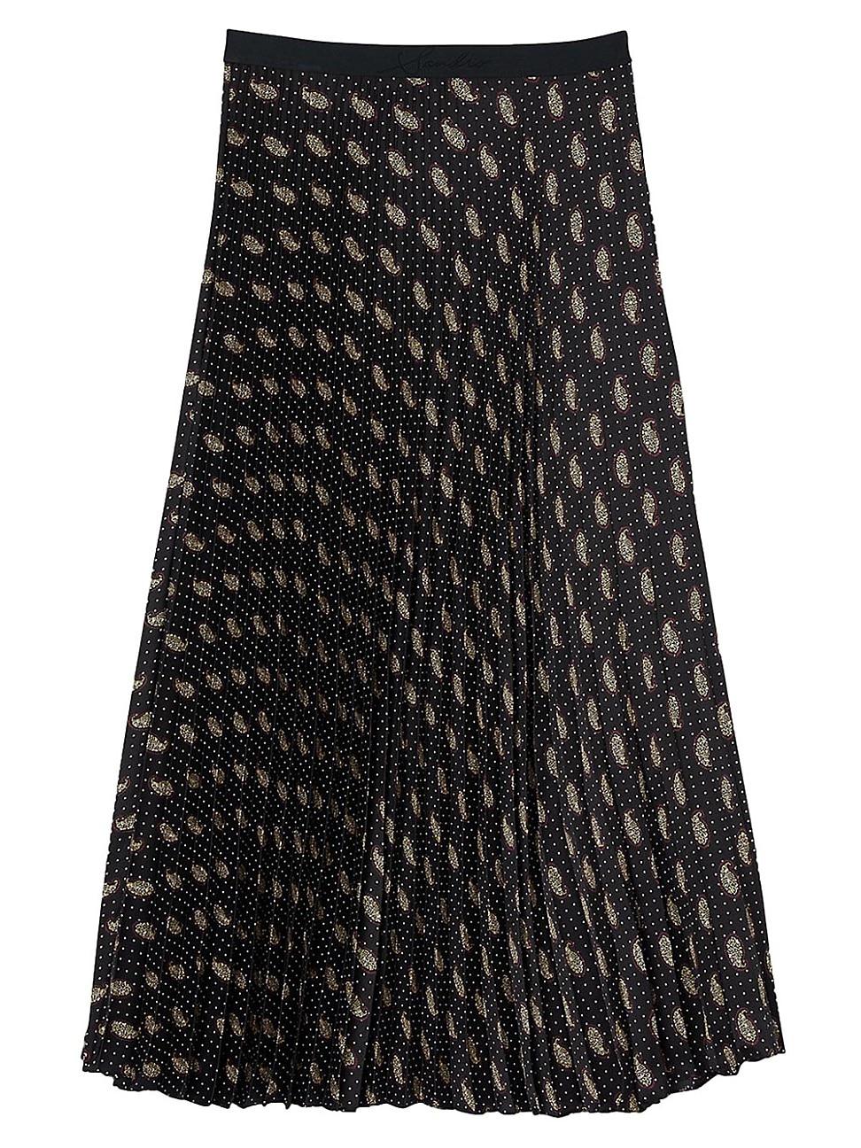 Womens Long Paisley Skirt Product Image