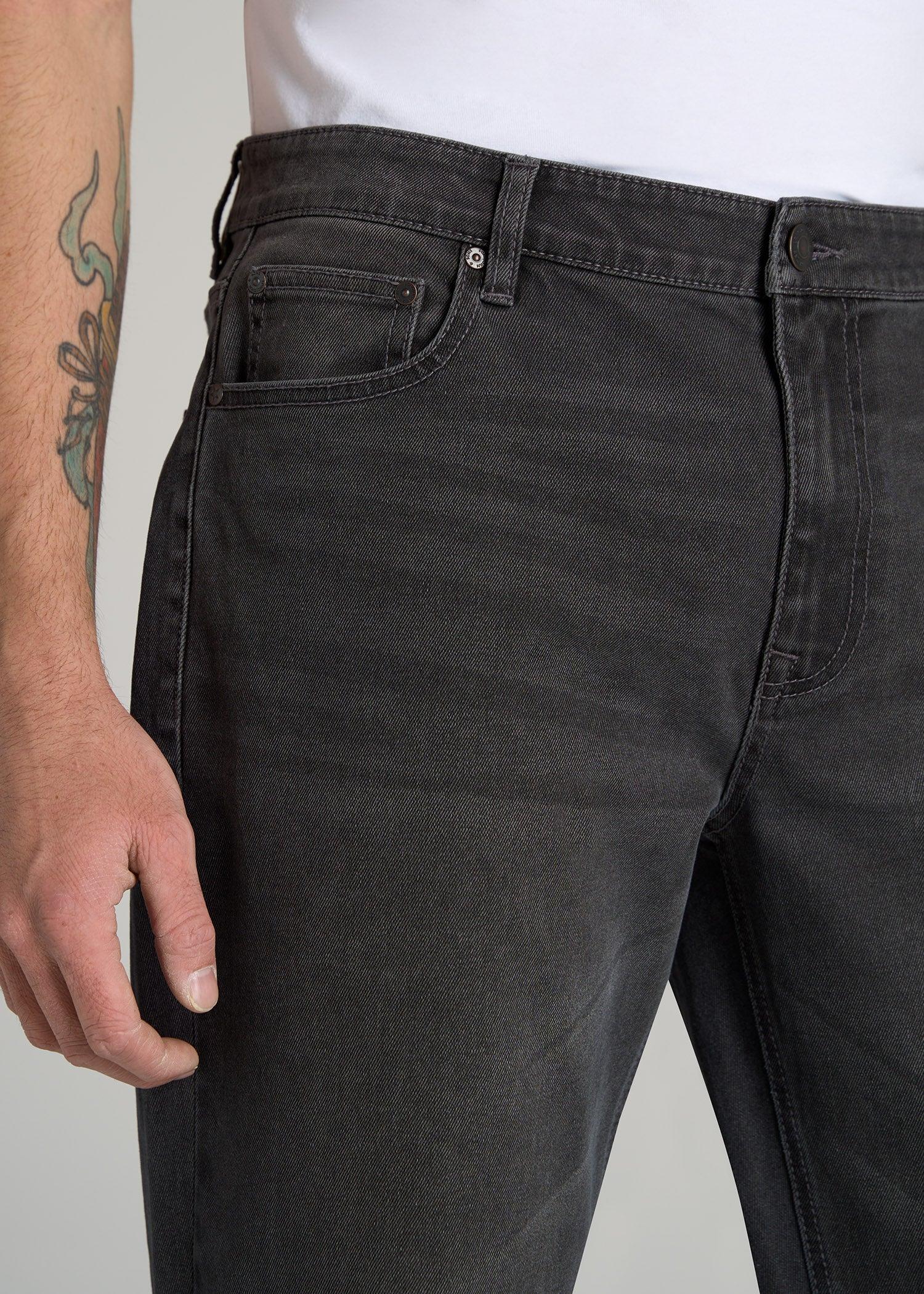 LJ&S STRAIGHT LEG Jeans for Tall Men in Industrial Grey Male Product Image