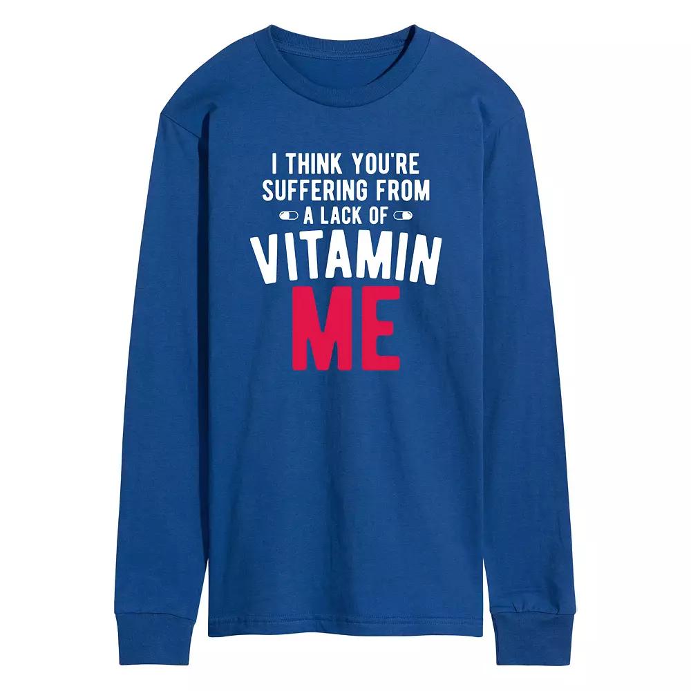 Men's Lack Of Vitamin Me Long Sleeve Tee,  Product Image