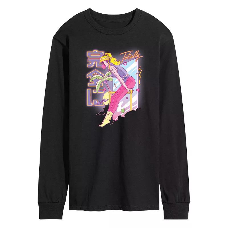 Men's Anime Totally Anime Long Sleeve Tee,  Product Image