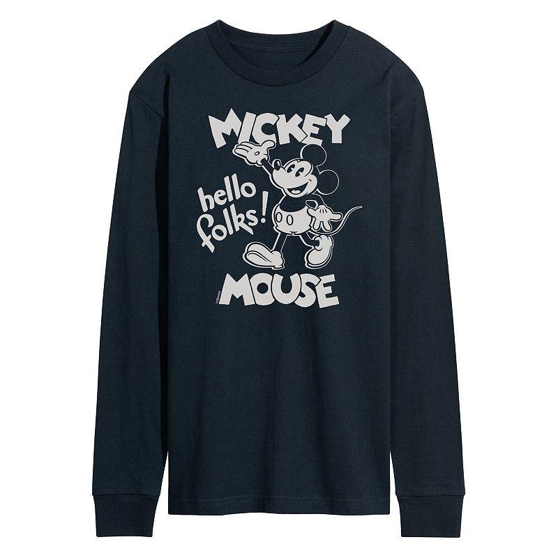 Men's Disney's Mickey Mouse Hello Folks Tee,  Product Image