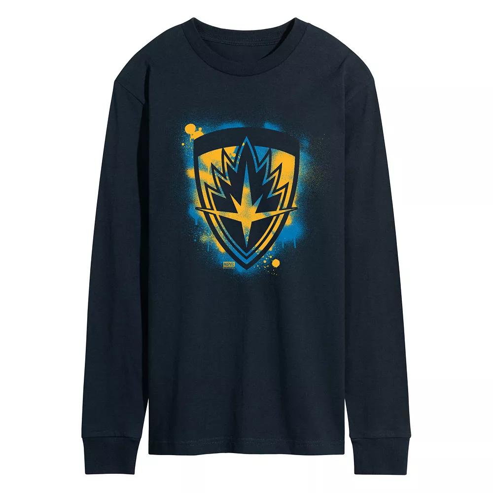 Men's Marvel Guardians Of The Galaxy Group Long Sleeve Graphic Tee,  Product Image
