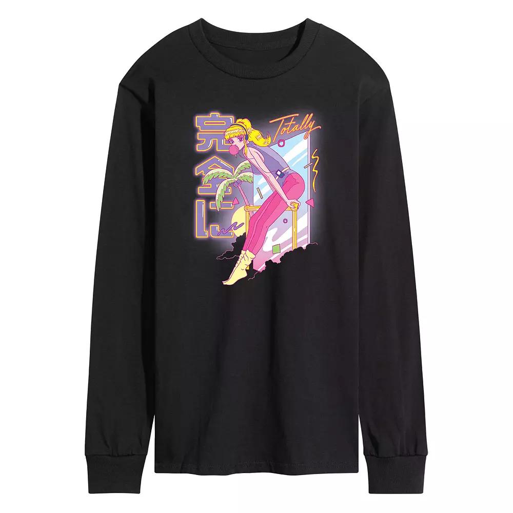 Men's Anime Totally Anime Long Sleeve Tee,  Product Image