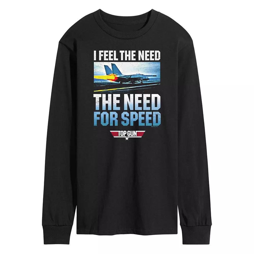 Men's Top Gun Need For Speed Long Sleeve Tee,  Product Image