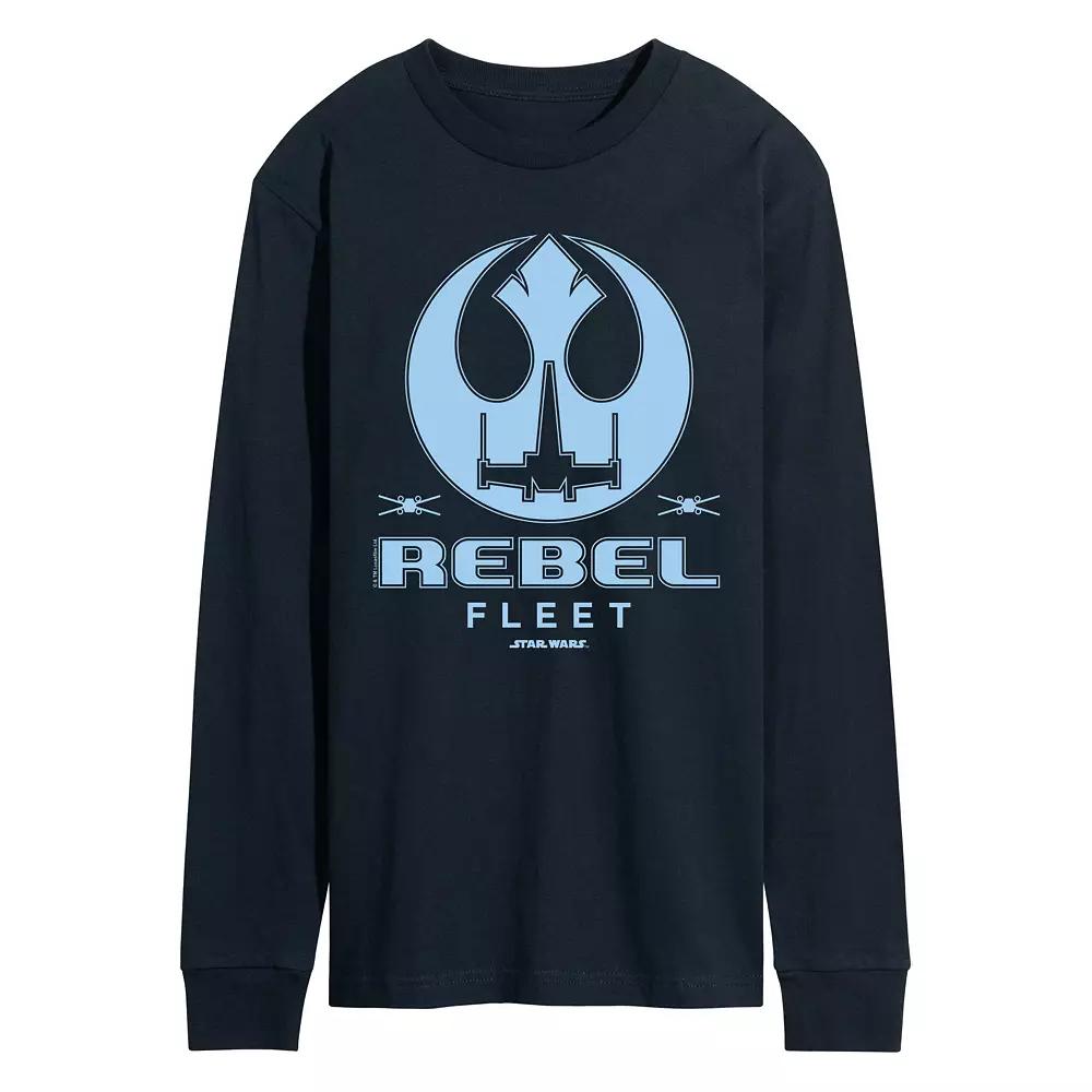 Men's Star Wars Rebel Fleet Flight Patch Long Sleeve Graphic Tee,  Product Image