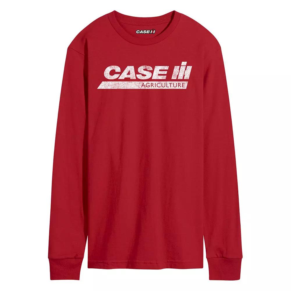 Men's Case IH Logo Distressed Long Sleeve,  Product Image