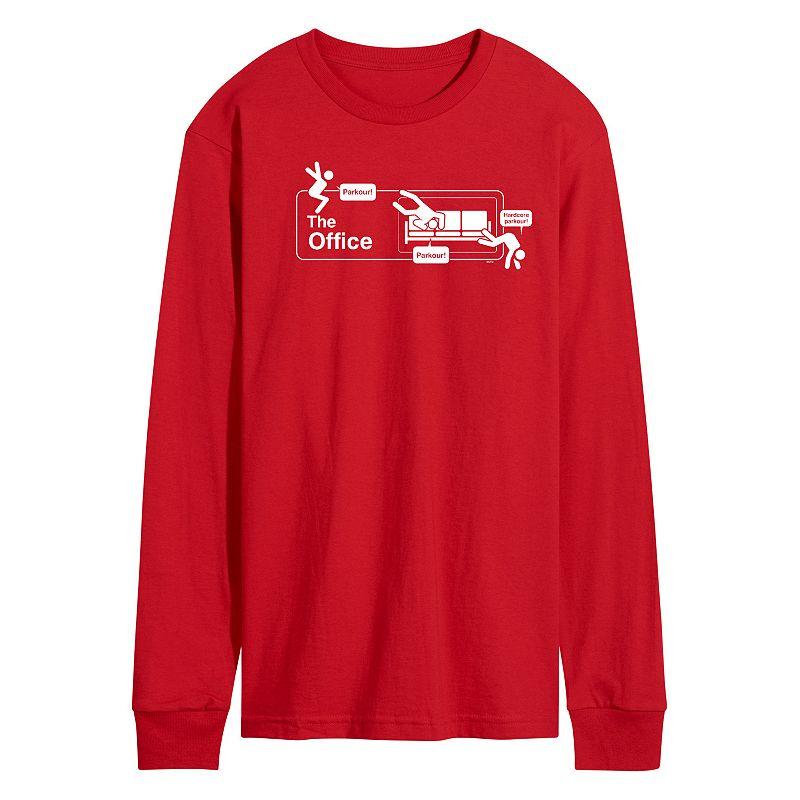 Men's Retro Less Hate More Skate Long Sleeve Graphic Tee,  Product Image