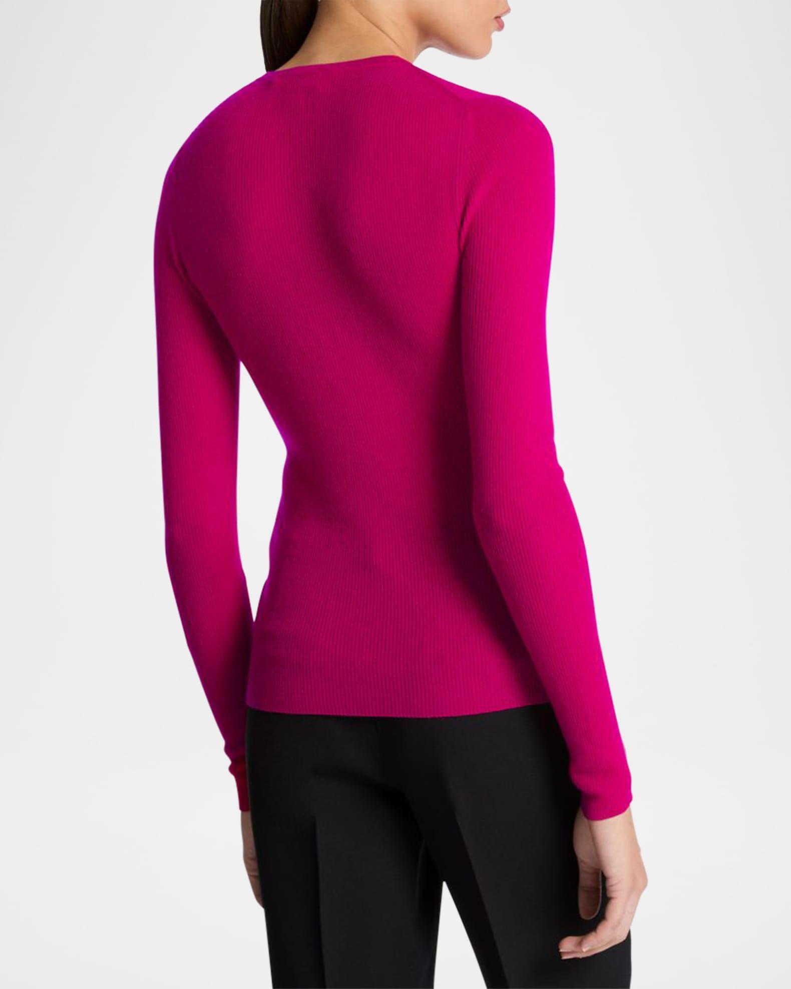 Hutton Ribbed Cashmere Pullover Product Image