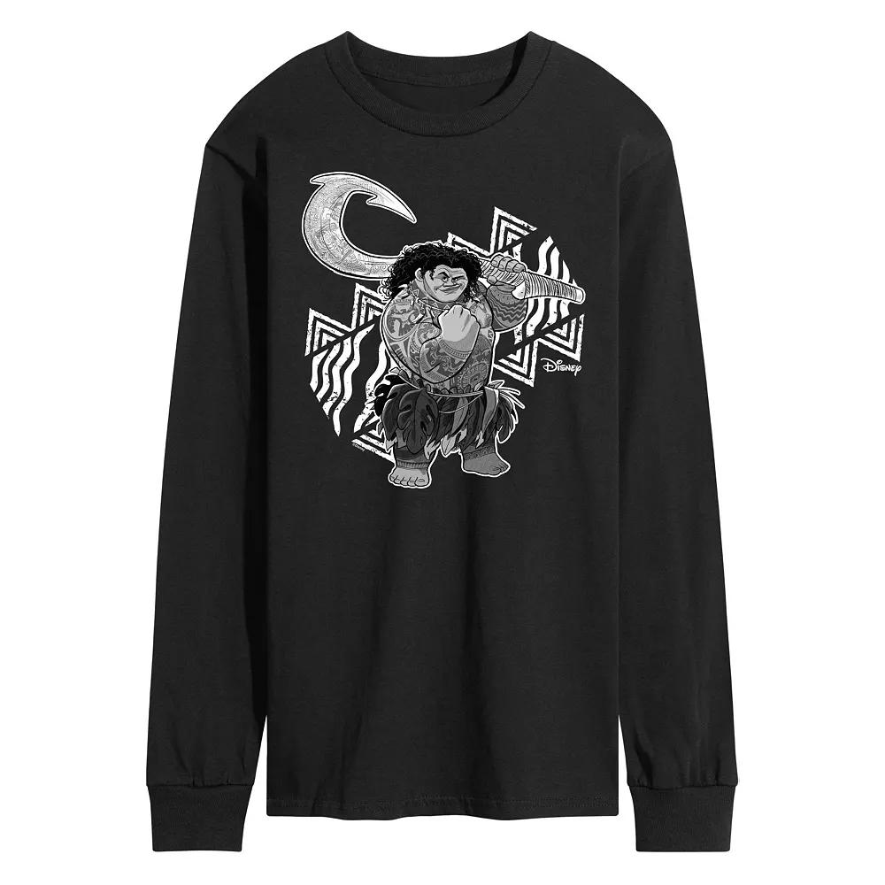 Disney's Moana Men's Maui Long Sleeve Graphic Tee,  Product Image