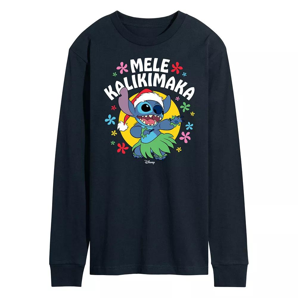 Disney's Lilo & Stitch Mele Kalikmaka Tee, Men's,  Product Image