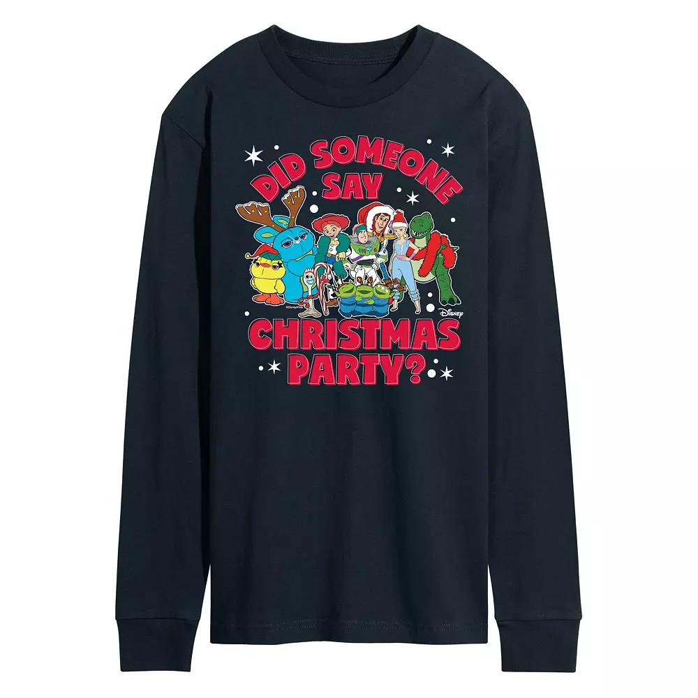 Disney / Pixar's Toy Story 4 Men's Christmas Party Long Sleeve Graphic Tee,  Product Image
