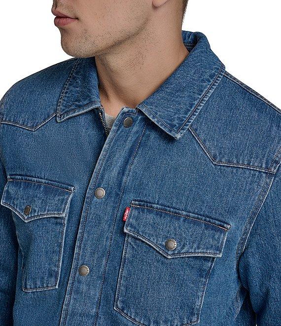Levi's® Long Sleeve Western Cotton Shirt Jacket Product Image