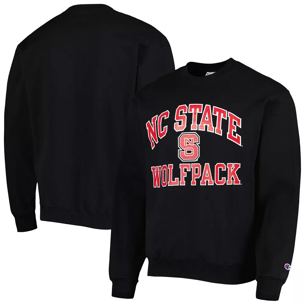 Men's Champion Black NC State Wolfpack High Motor Pullover Sweatshirt,  Product Image