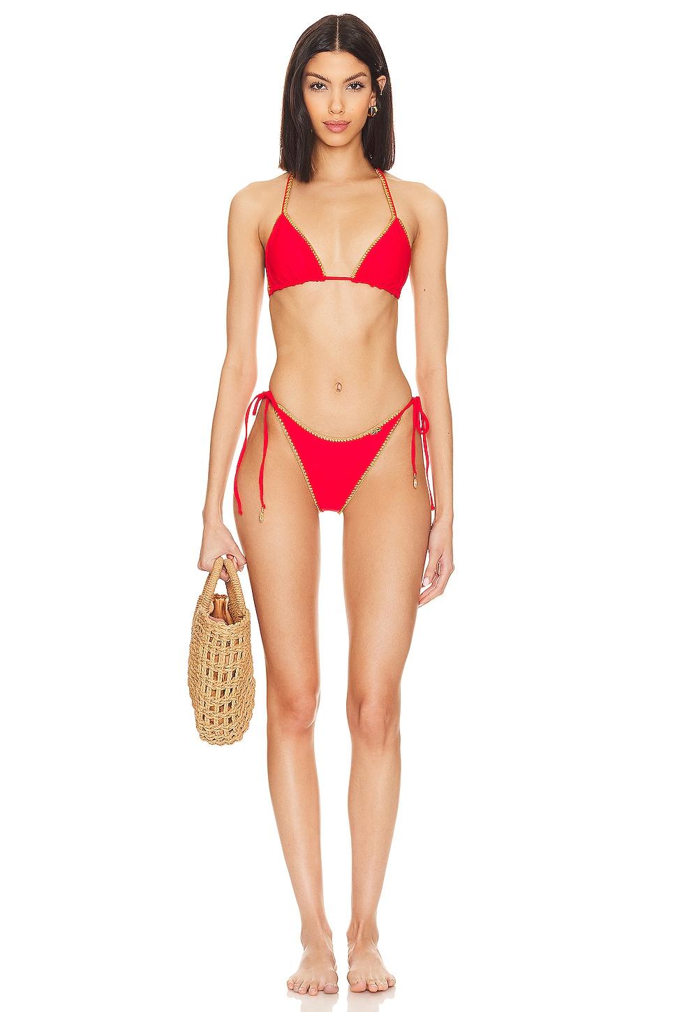 Luli Chic Seamless Triangle Bikini Top Luli Fama Product Image